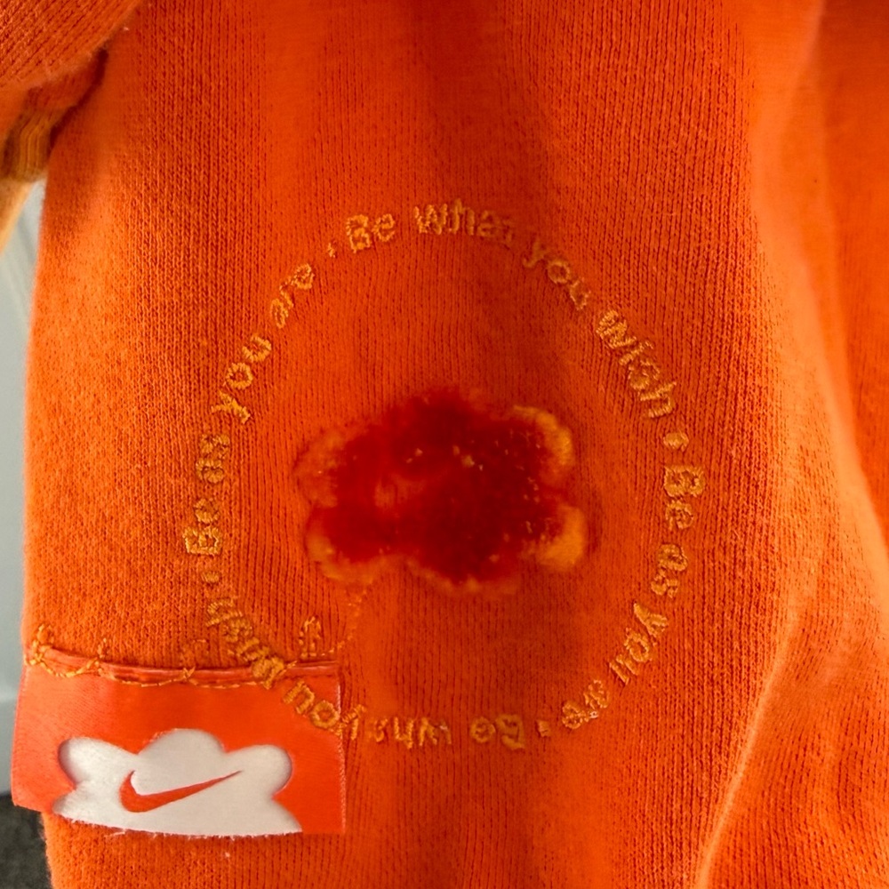 Nike Women’s Vibrant Orange Be You Sweatshirt - Picture 8 of 8